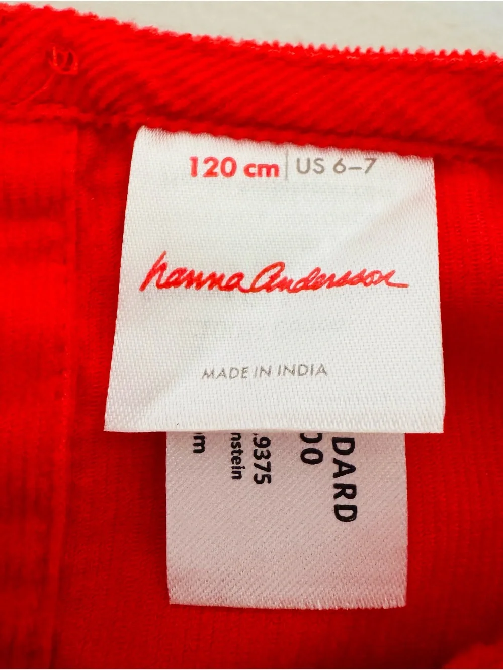 Hanna Andersson Corduroy Smocked Dress